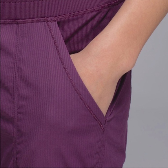 NEW Lululemon Street‎ To Studio Pant II Joggers Unlined Regal Plum Purple Size 4 - Picture 5 of 10